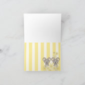 Koala Tweeling Verjaardag / Baby Shower Bedankkaar Bedankkaart (Binnen)