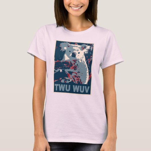 koala twu wuv t-shirt (Voorkant)