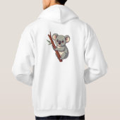 Koala-ty T - shirts Chillin' Koala Shirten Natuur (Achterkant)
