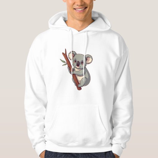 Koala-ty T - shirts Chillin' Koala Shirten Natuur (Voorkant)
