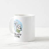 Koala-ty Thyme Funny Koala Thyme Pun Koffiemok (Voorkant links)