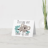 Koala-ty Time Greeting Card (Voorkant)