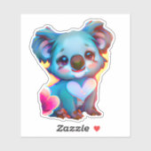 Koala Valentijn Sticker (Vel)