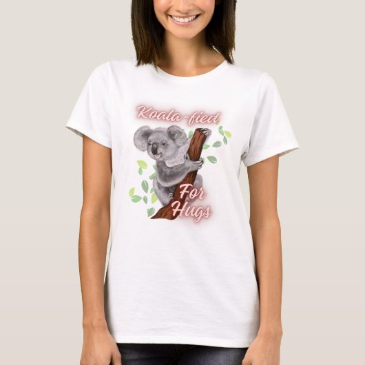 Koala-veld voor Hugs T-shirt (Voorkant)