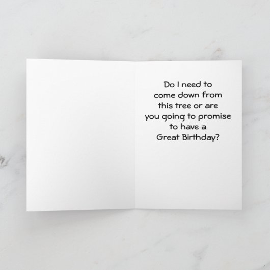 "KOALA VERJAARDAG GROETEN" KAART (Binnen)