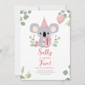 Koala Verjaardag Kaart (Voorkant)