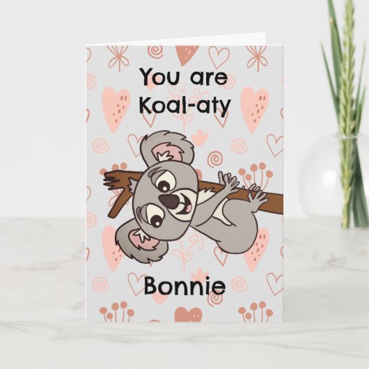 Koala Verjaardag Kaart (Voorkant)