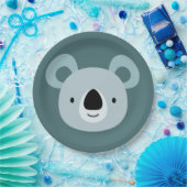 Koala Verjaardag Kinder kamer Wall Art Paper Borde Papieren Bordje (Feest)