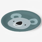 Koala Verjaardag Kinder kamer Wall Art Paper Borde Papieren Bordje (Gekanteld)