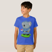 Koala Verjaardag Politie T-shirt (Voorkant volledig)