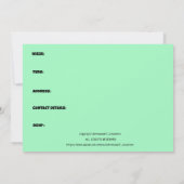 KOALA verjaardagsfeest Kaart (Achterkant)