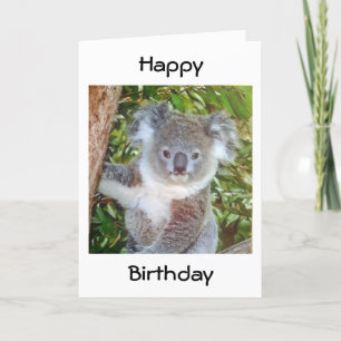 **KOALA** VERJAARDAGSWENSEN" KAART