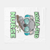 Koala-verpleegster Fleece Deken (Voorkant (Horizontaal))