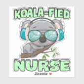 Koala-verpleegster Sticker (Vel)