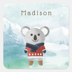 Koala Vierkante Sticker