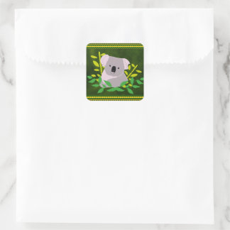 Koala Vierkante Sticker