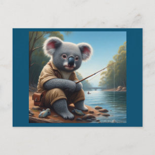 Koala Vist Briefkaart