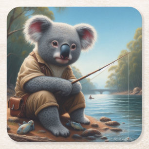 Koala Vist Kartonnen Onderzetters