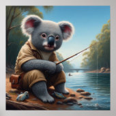 Koala Vist Poster (Voorkant)