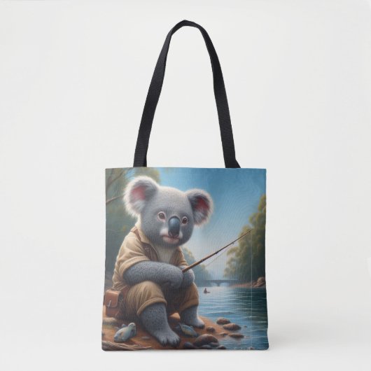 Koala Vist Tote Bag (Voorkant)