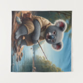 Koala Vist Wandkleed (Voorkant (horizontaal))