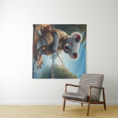 Koala Vist Wandkleed (In Situ (horizontaal))