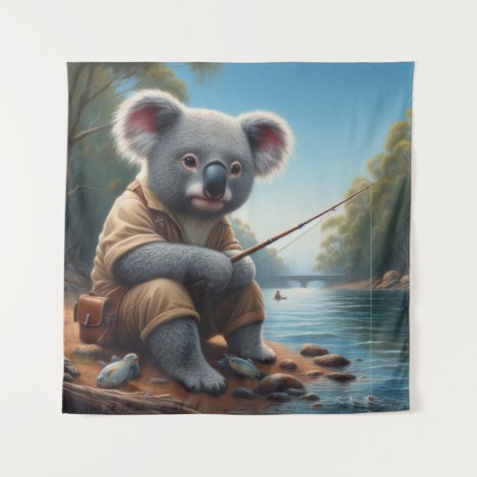 Koala Vist Wandkleed (Voorkant)