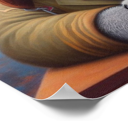 Koala Vliegtuigpiloot Poster (Hoek)