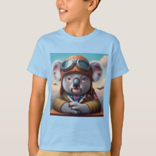 Koala Vliegtuigpiloot T-shirt