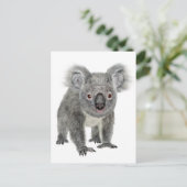 Koala Vooruitziend Briefkaart (Staand voorkant)