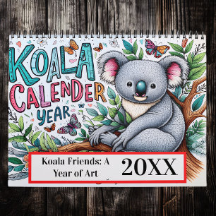 Koala Vrienden: Een Jaar van de Kunst 2025/2026 Ka Kalender