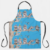 Koala Waterverf Koala's verjaardagsfeest Schort (Voorkant)