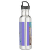 Koala Waterverf Paars Birthday Party Animal Cute Waterfles (Achterkant)