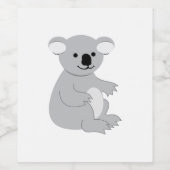 Koala Wijn Etiket (Enkel label)