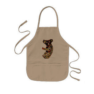 Koala Wild Animal Aboriginal Art Kinder Schort
