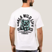Koala Wild Life – Melbourne Australia T-shirt (Achterkant)
