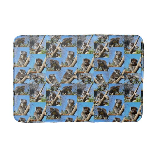 Koala Wonders: een hartverwarmende fotocollage Badmat (Voorkant)