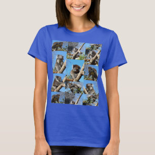Koala Wonders: een hartverwarmende fotocollage T-shirt