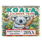 Koala Wonders: een jaar van plezier 2025/2026 Kale Kalender (Hoes)