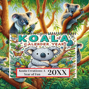 Koala Wonders: een jaar van plezier 2025/2026 Kale Kalender