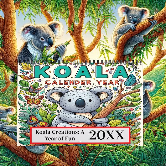 Koala Wonders: een jaar van plezier 2025/2026 Kale Kalender