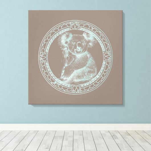 KOALA - Wrapped Canvas (Insitu (Houten vloer))