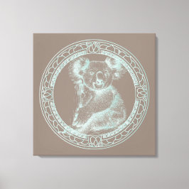 KOALA - Wrapped Canvas Afdruk