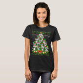 Koala Xmas Lighting Tree Santa Koala Ugly Christma T-shirt (Voorkant volledig)