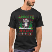 Koala  Xmas Tree Lights Ugly Santa Koala Christmas T-shirt (Voorkant)