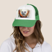 Koala zittend in een eucalyptusboom trucker pet (In situ)