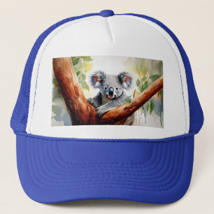 Koala zittend in een eucalyptusboom trucker pet