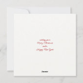 Koala Zittend in een gomboom Vrolijk kerstfeest Feestdagenkaart (Achterkant)