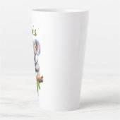 Koalabär auf Bambus Latte Mok (Voorkant)