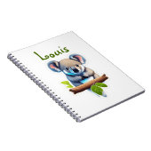 Koalabär auf Bambus Notitieboek (Rechterzijde)